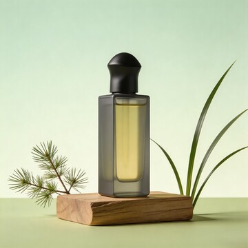 自然风香水瓶摄影