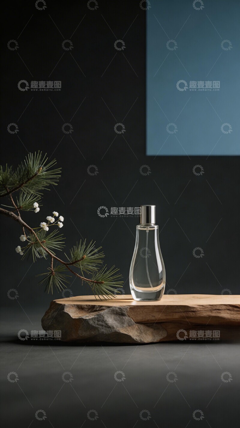 高清大图下载【趣麦麦图】简约玻璃瓶自然风摆设