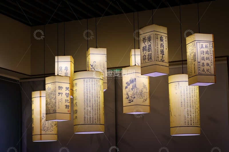 高清大图下载【趣麦麦图】古典中式灯笼装饰艺术