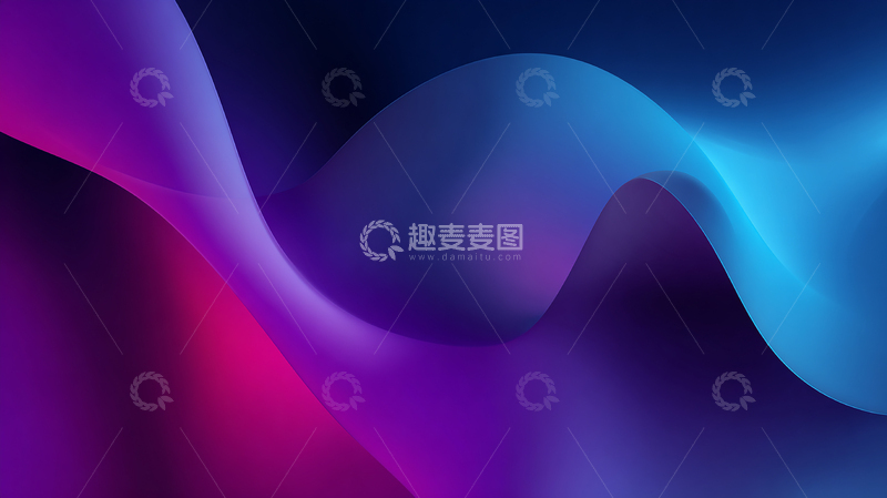 高清大图下载【趣麦麦图】梦幻色彩交织的虚拟世界