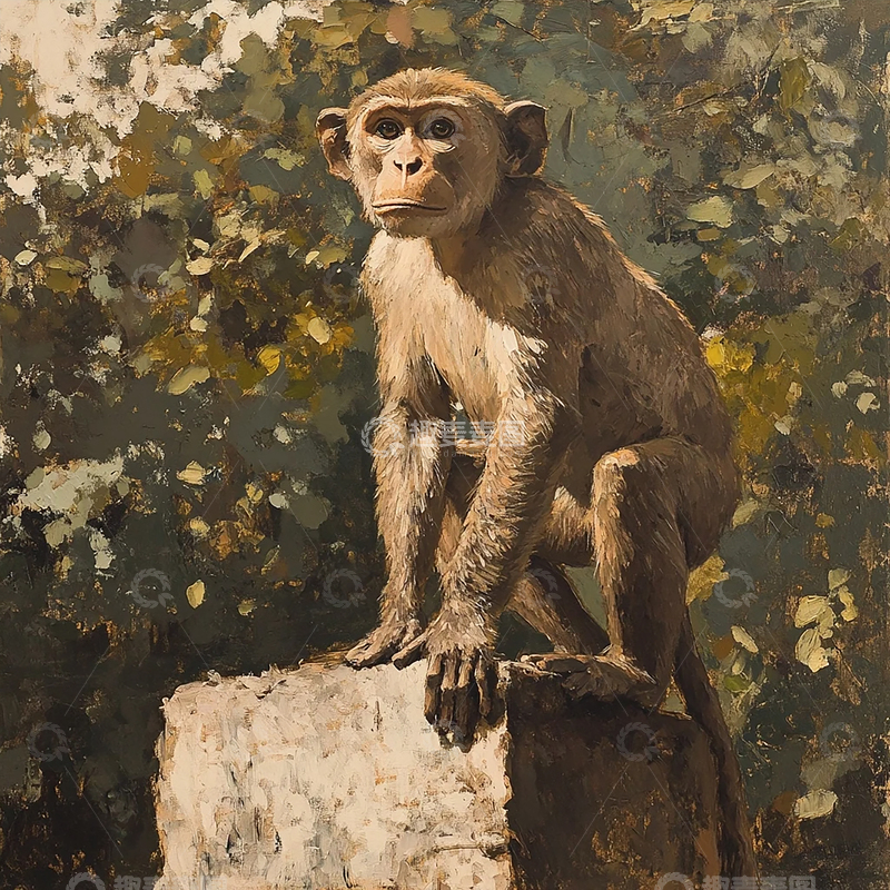 高清大图下载【趣麦麦图】原始森林中的孤独守望者