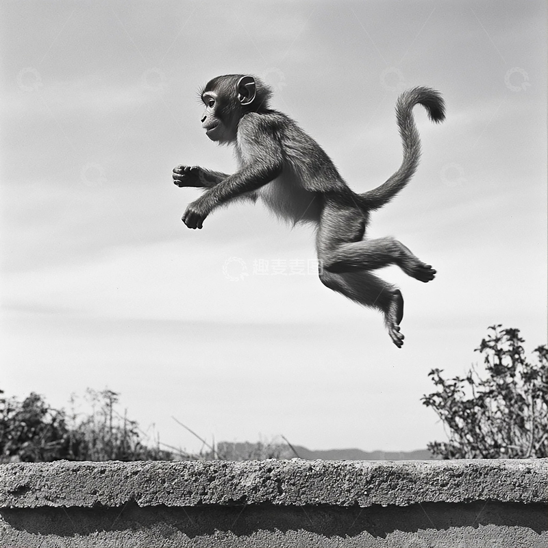 高清大图下载【趣麦麦图】空中跃动的奇幻生灵