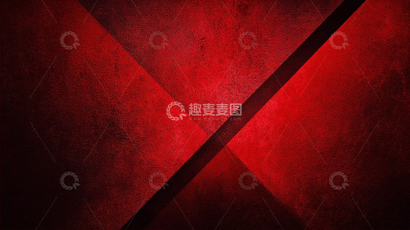 高清大图下载【趣麦麦图】红色几何梦境交织