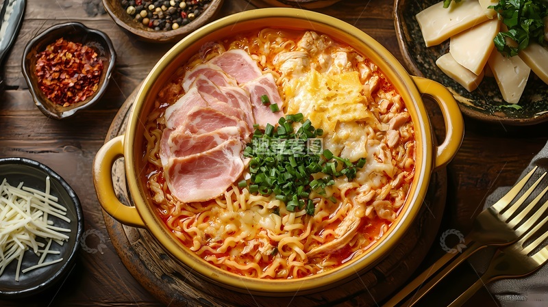 高清大图下载【趣麦麦图】韩式拉面美食摄影图片