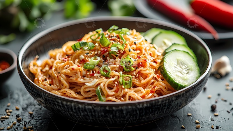 高清大图下载【趣麦麦图】面食美味面条鲜香装盘