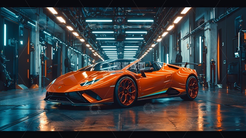 高清大图下载【趣麦麦图】科技风豪华跑车展示