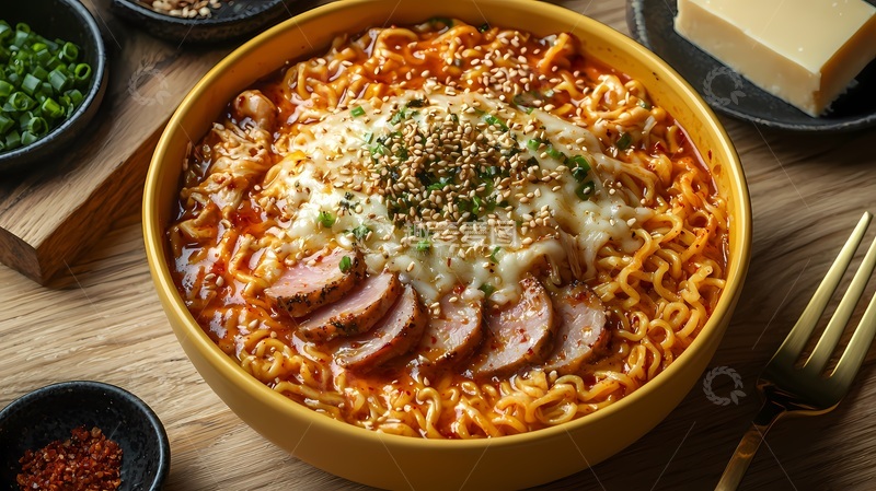 高清大图下载【趣麦麦图】韩式拉面美食摄影广告宣传