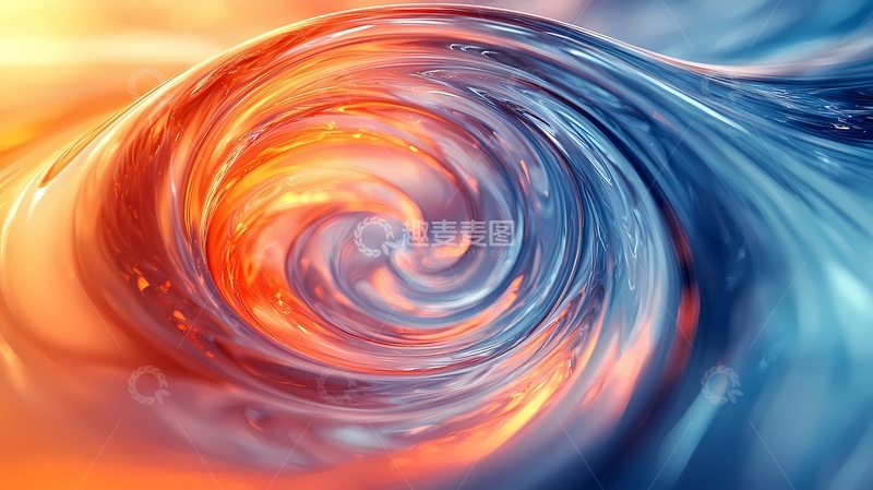 高清大图下载【趣麦麦图】漩涡抽象艺术图像
