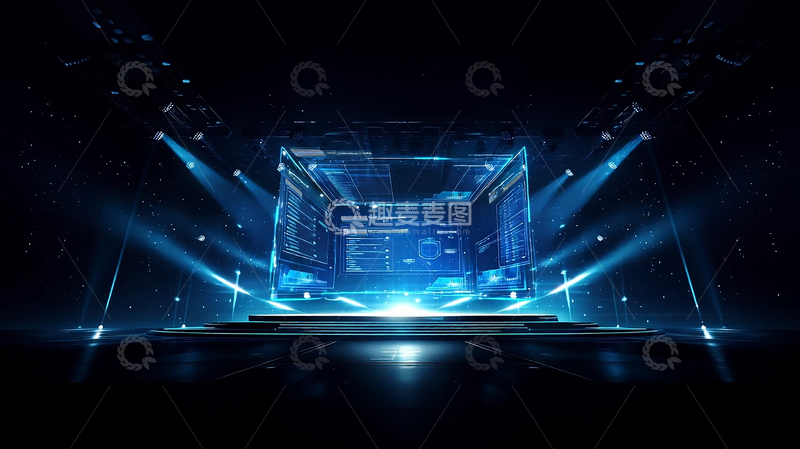 高清大图下载【趣麦麦图】数字空间奇幻之境