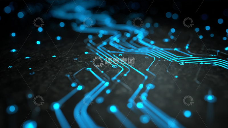 高清大图下载【趣麦麦图】数字脉络中的未来科技幻想