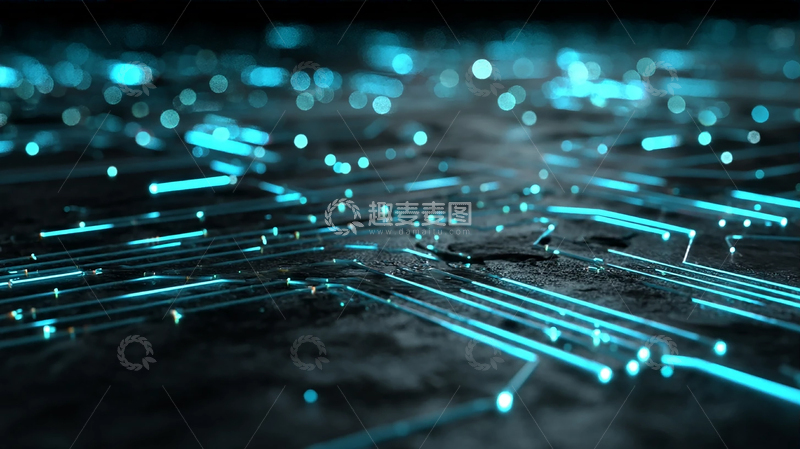 高清大图下载【趣麦麦图】无限延伸的科技脉络