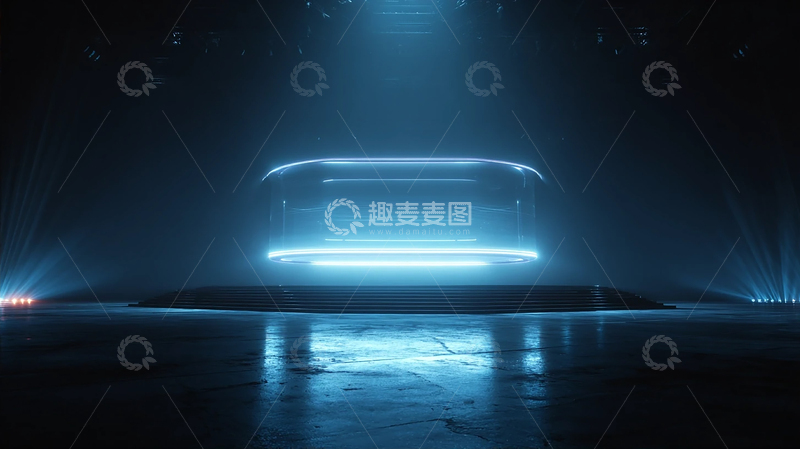 高清大图下载【趣麦麦图】深夜中的蓝色幻境