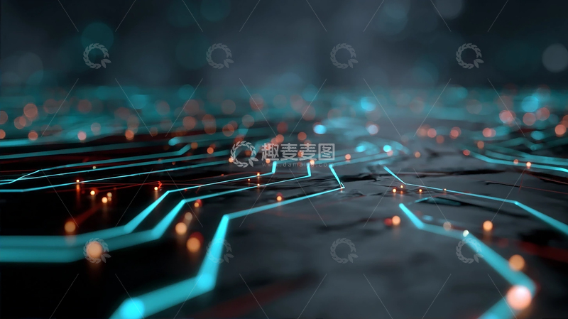 高清大图下载【趣麦麦图】璀璨星河穿梭未来科技