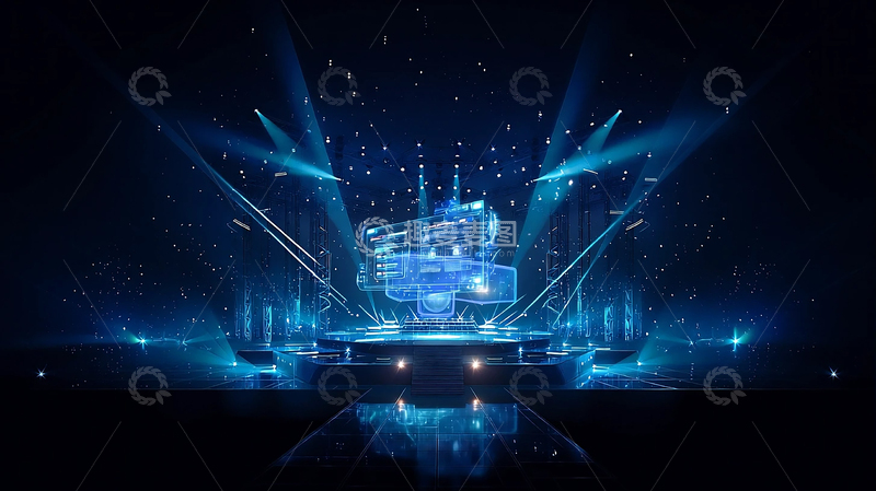 高清大图下载【趣麦麦图】虚拟科技奇幻之夜