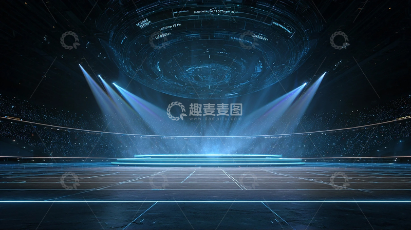 高清大图下载【趣麦麦图】未来科技的奇点空间