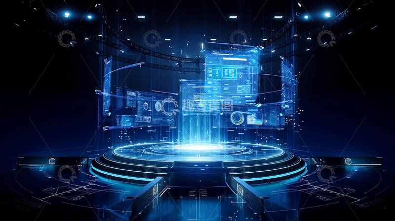 高清大图下载【趣麦麦图】虚拟科技时代的未来空间