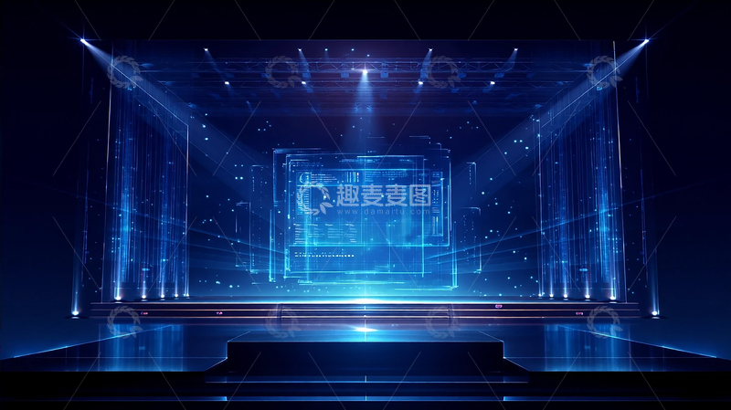 高清大图下载【趣麦麦图】数字世界的深邃幻境