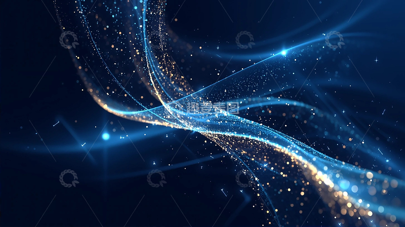 高清大图下载【趣麦麦图】星空下的奇幻光流