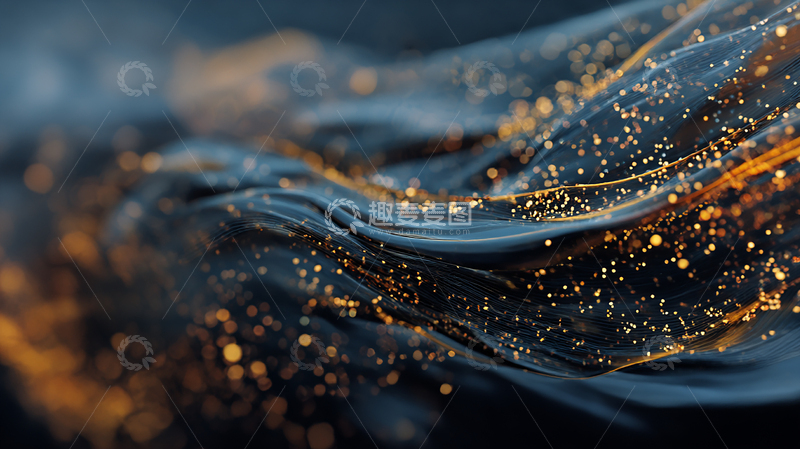 高清大图下载【趣麦麦图】星辰湖面梦幻流光