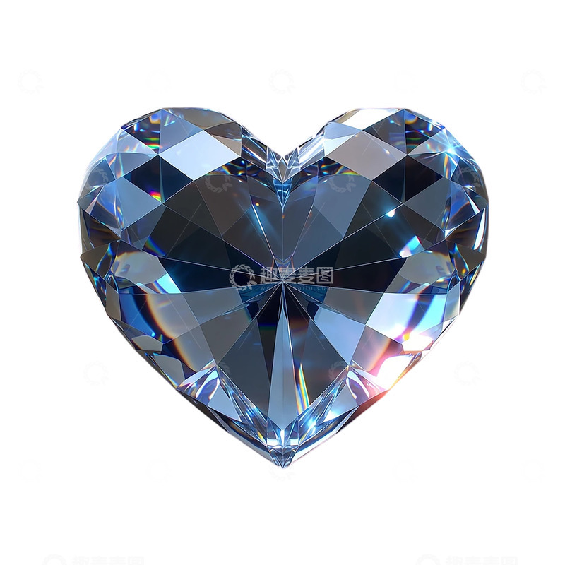 高清大图下载【趣麦麦图】晶莹剔透的心形宝石奇迹
