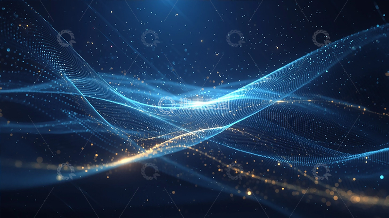 高清大图下载【趣麦麦图】无尽信息流的未来之舞