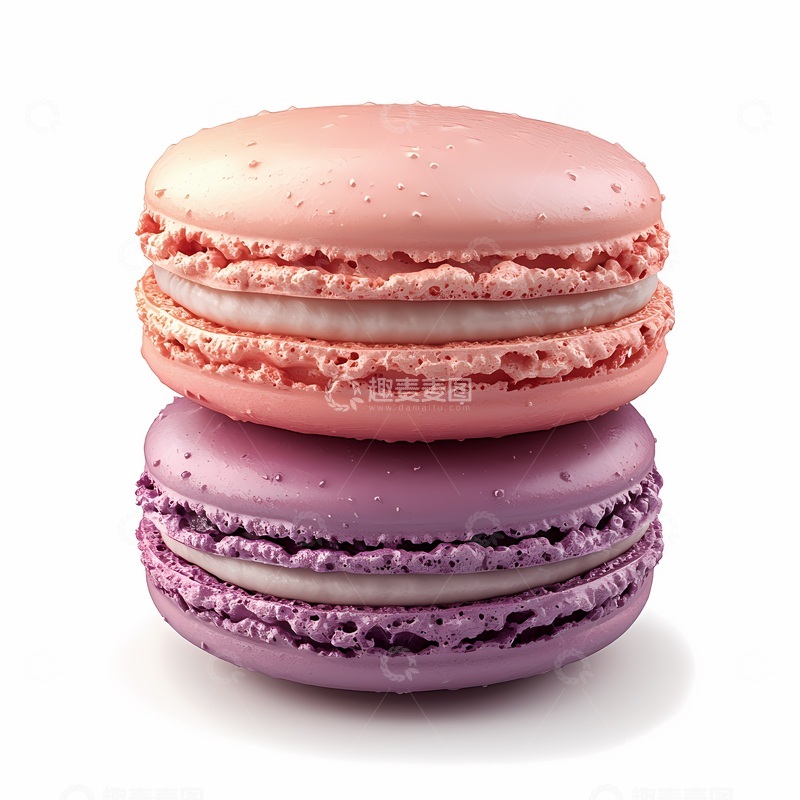 高清大图下载【趣麦麦图】马卡龙甜点特写摄影图