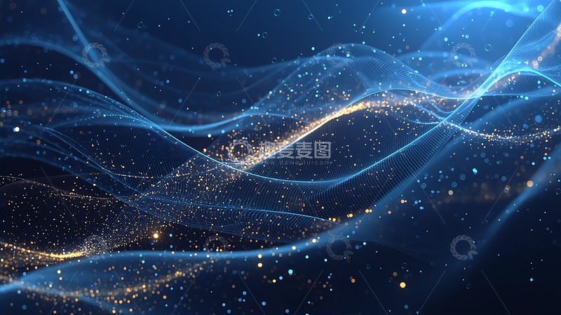 高清大图下载【趣麦麦图】数字海洋中的光影交织