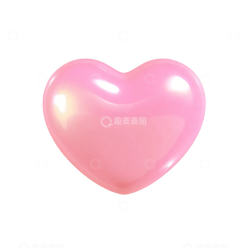 高清大图下载【趣麦麦图】梦幻粉色心形泡泡艺术