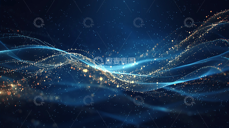 高清大图下载【趣麦麦图】星际流光中的梦幻之舞