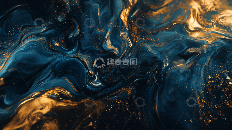 高清大图下载【趣麦麦图】星空下的金色涟漪奇观