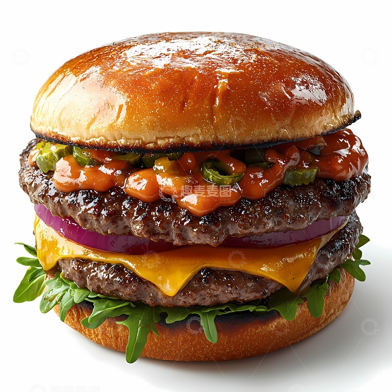高清大图下载【趣麦麦图】美食汉堡快餐摄影图片