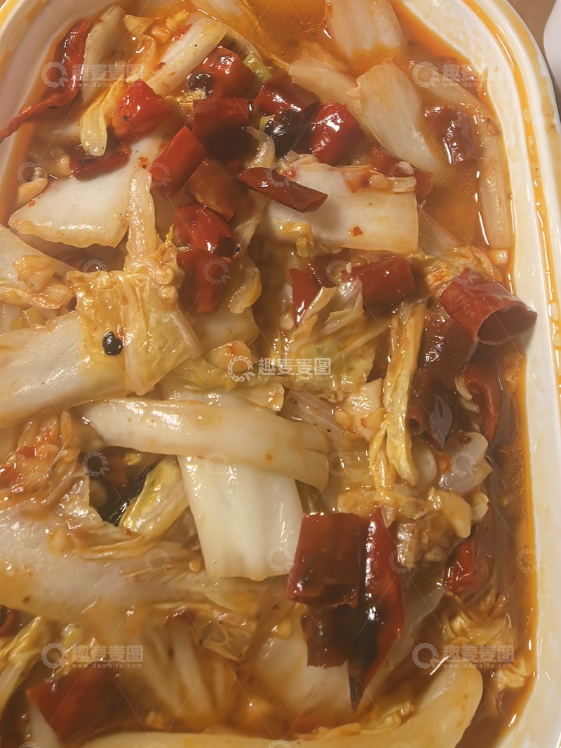 高清大图下载【趣麦麦图】辣炒白菜家常菜