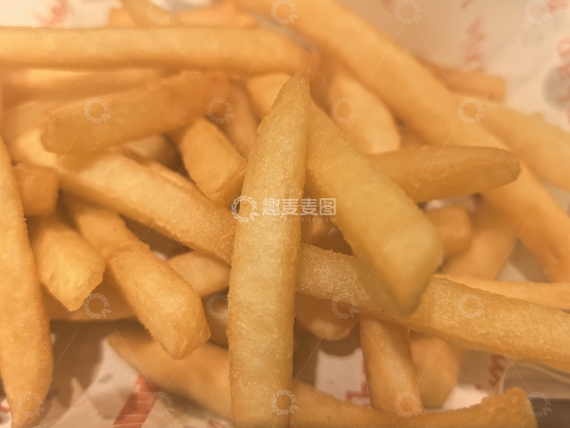 高清大图下载【趣麦麦图】金黄薯条美食摄影1