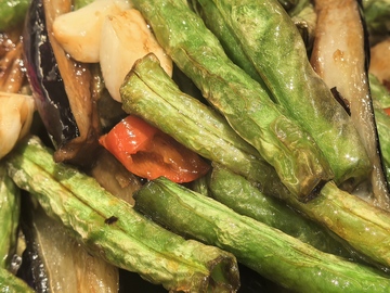 蔬菜炒菜特写