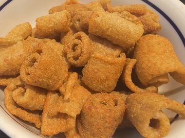 金黄炸块美食小吃
