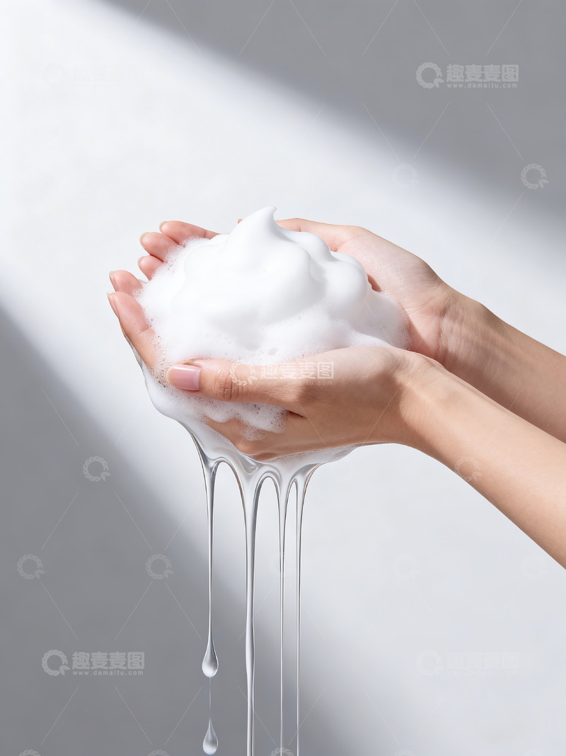 高清大图下载【趣麦麦图】摄影级高端洁面产品特写2