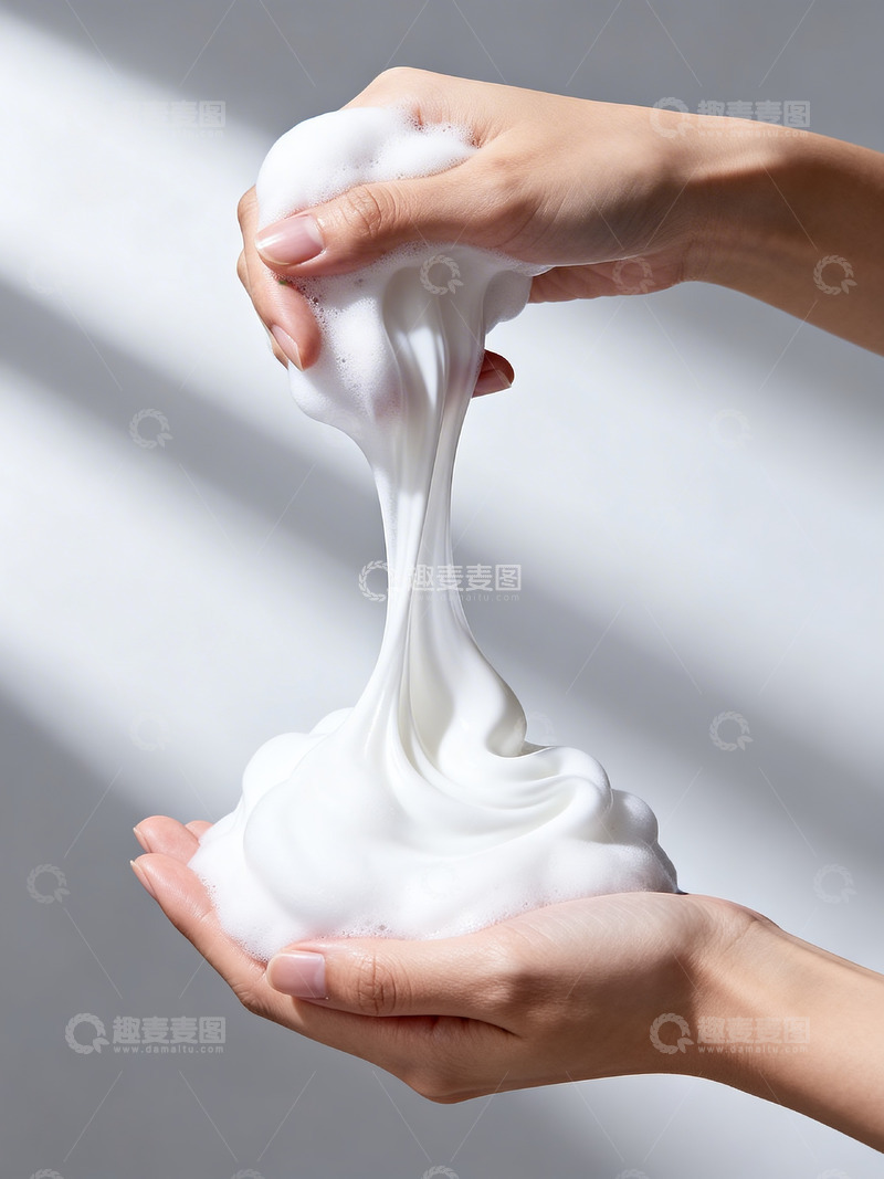 高清大图下载【趣麦麦图】摄影级高端洁面产品特写3