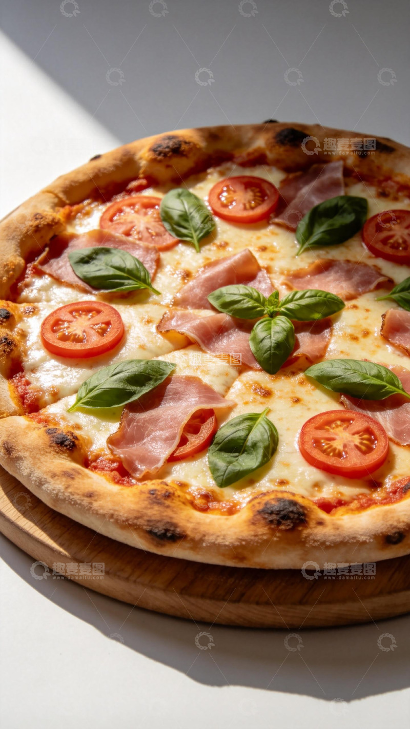 高清大图下载【趣麦麦图】美味披萨美食摄影图片素材