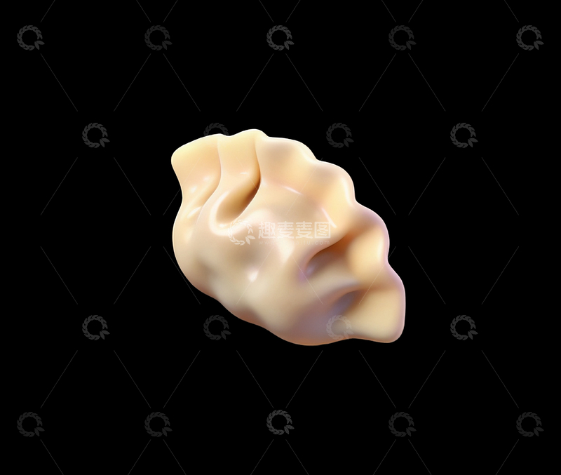 源文件下载【趣麦麦图】立体美食图标饺子