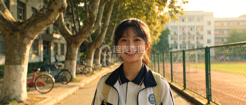 高清大图下载【趣麦麦图】校园校服写真青春活力摄影场景
