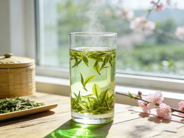春日窗前绿茶香