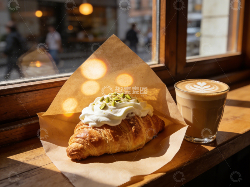 高清大图下载【趣麦麦图】温馨午后咖啡与糕点