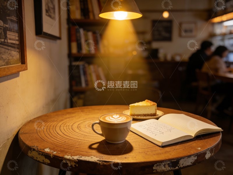 高清大图下载【趣麦麦图】温馨咖啡馆时光静物摄影