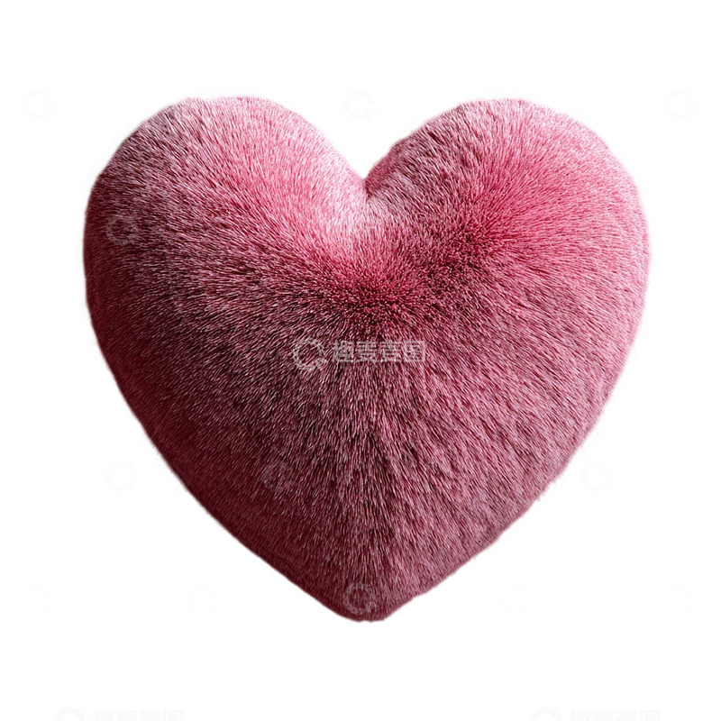 高清大图下载【趣麦麦图】毛绒心形奇幻梦境