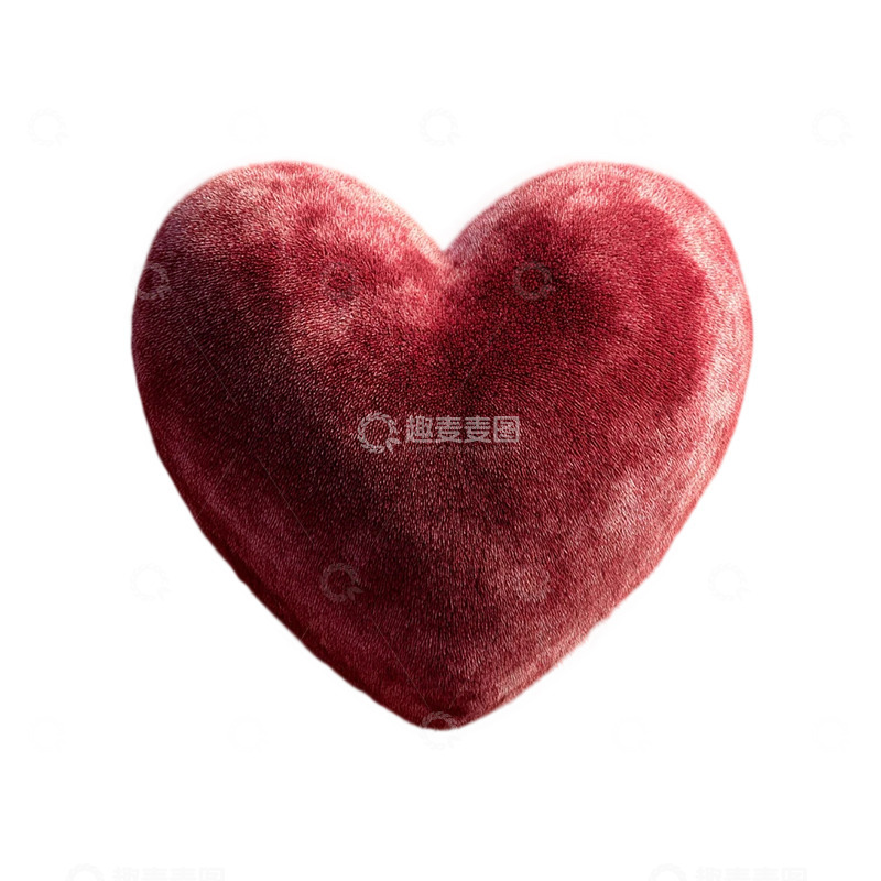 高清大图下载【趣麦麦图】绒面心形深情绽放