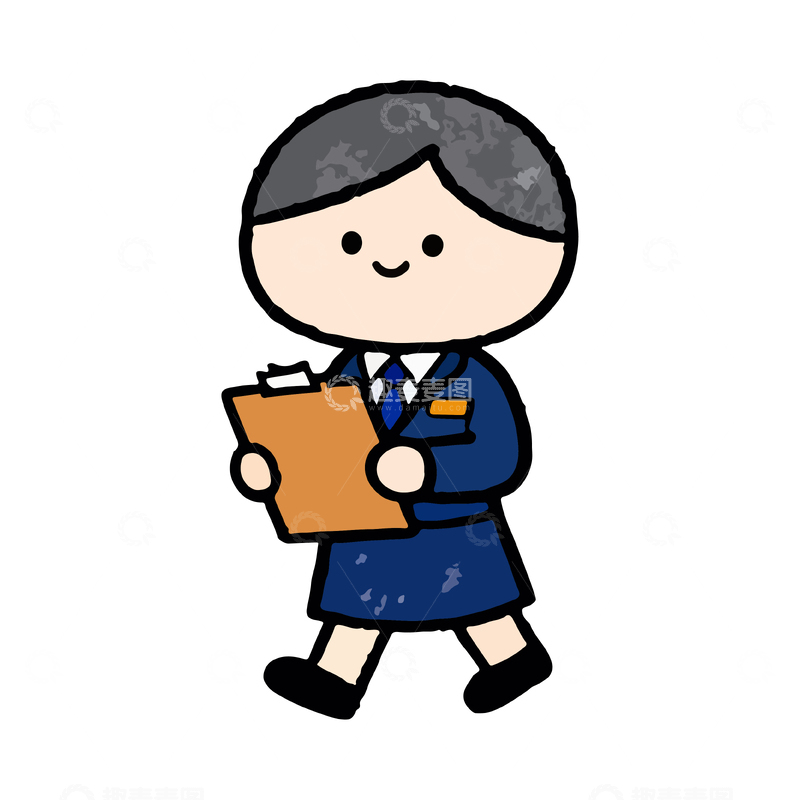 源文件下载【趣麦麦图】卡通商务人物插画设计素材