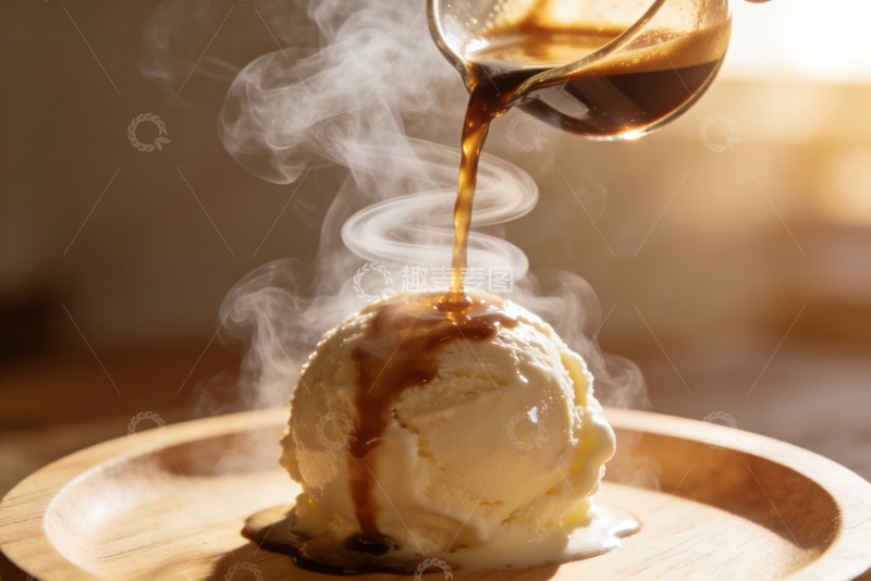 高清大图下载【趣麦麦图】木盘版阿芙佳朵的极简风下午茶时刻