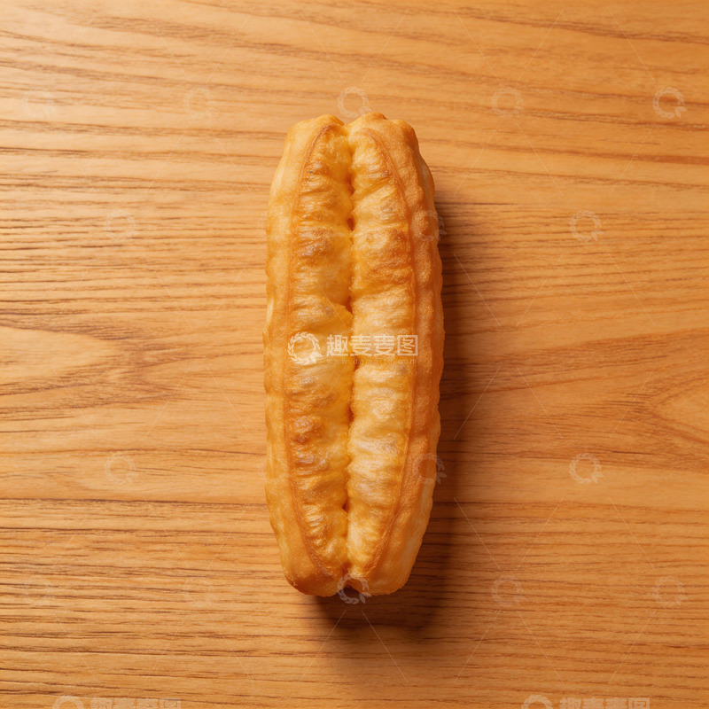 高清大图下载【趣麦麦图】木质桌面油炸油条美食摄影