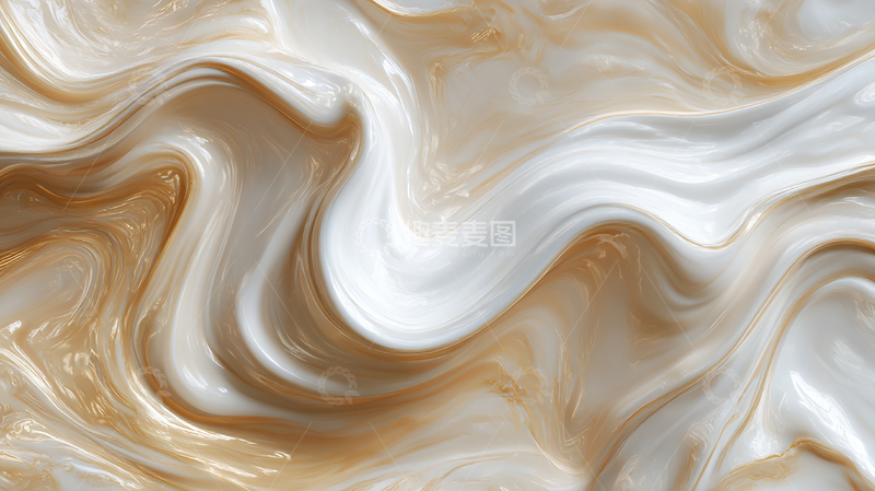 高清大图下载【趣麦麦图】流光溢彩的奶油梦境