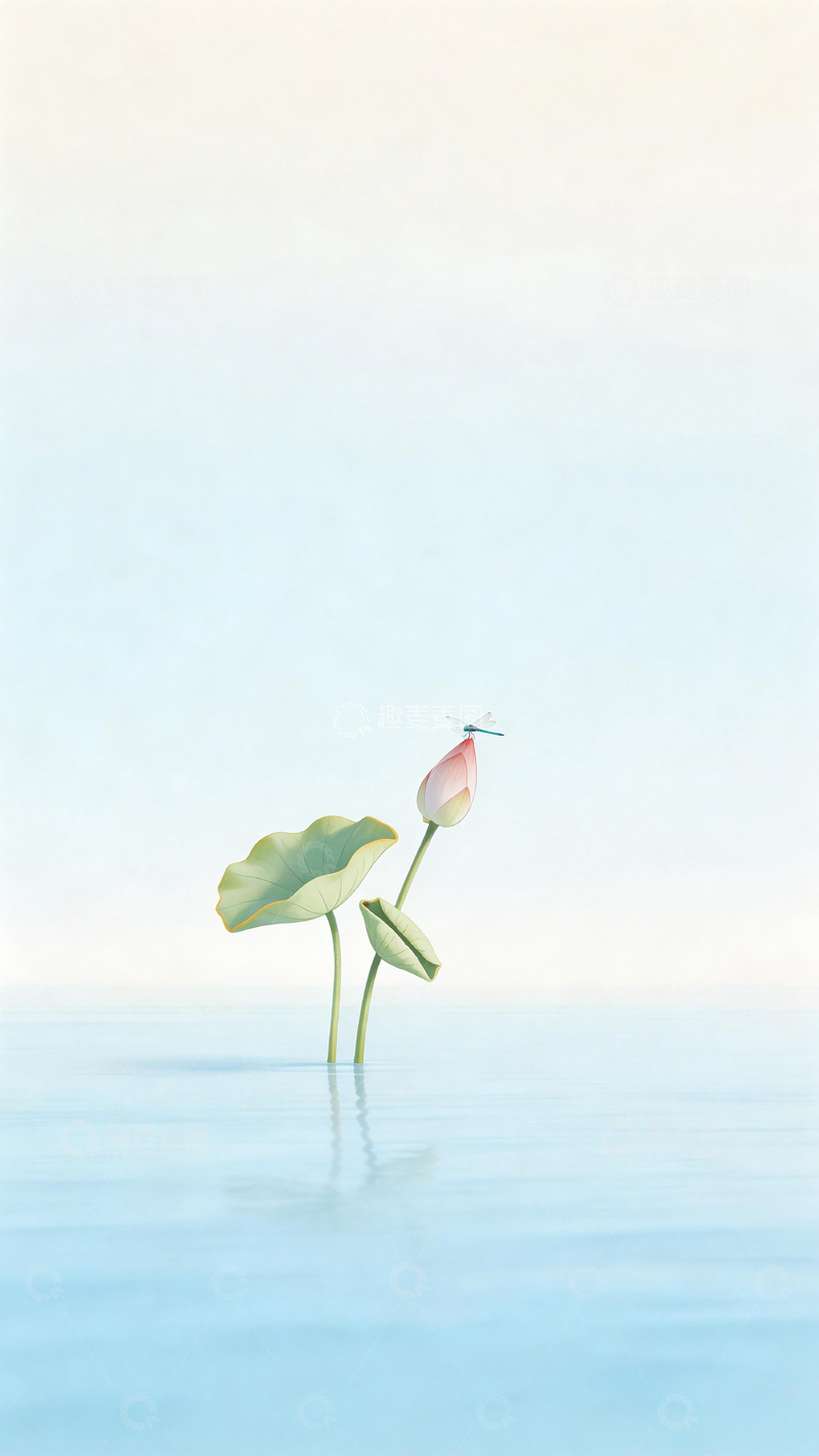 高清大图下载【趣麦麦图】禅意荷花蜻蜓摄影作品